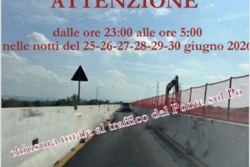 Chiusura totale al traffico veicolare e ciclopedonale ponte di Bressana Bottarone
